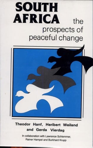 South Africa, the Prospects of Peaceful Change An Empirical Enquiry Into the Possibility of Democratic Conflict Regulation