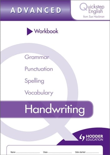 Quickstep English Advanced. Handwriting. Workbook