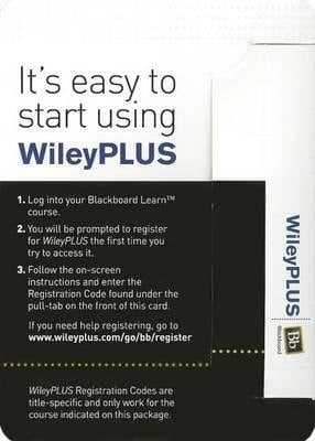 WileyPLUS Blackboard Card for Visualizing Psychology