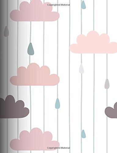 Cloud Notebook Sky Journal Lined Ruled Page Paper for Kids Teen Girl Boy Women Men Great for Writing Cute Diary Note Pad Planner School College Rainy Season Simple Basic Classic Composition Book (Large, 8. 5 X 11 Inches, Paperback)
