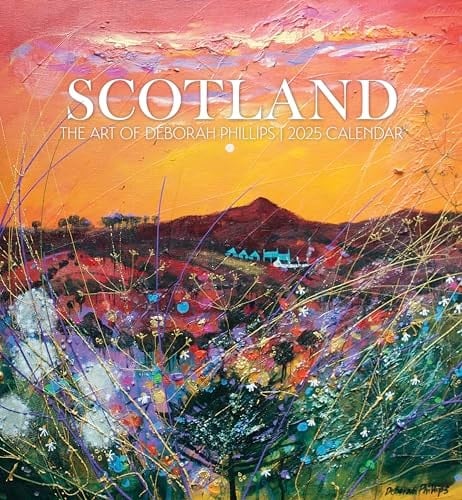 Scotland The Art of Deborah Phillips 2025 Wall Calendar