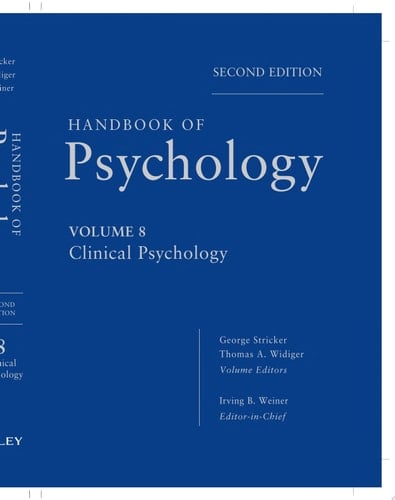 Handbook of Psychology, Clinical Psychology