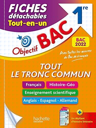 Tout le tronc commun 1re BAC