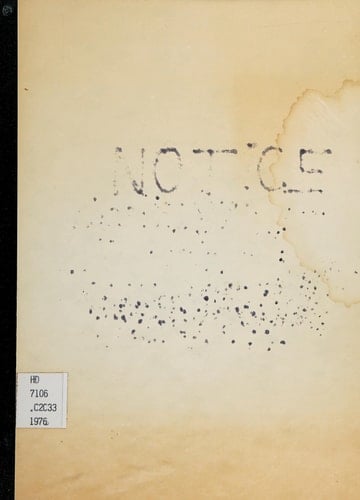 Statement on Retirement Policies, March 1976