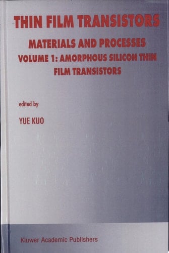 Thin film transistors. 1. Amorphous silicon thin film transistors