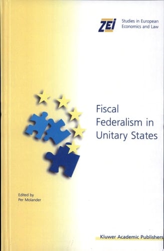 Fiscal Federalism in Unitary States