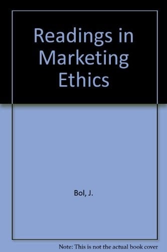 Readings in Marketing Ethics