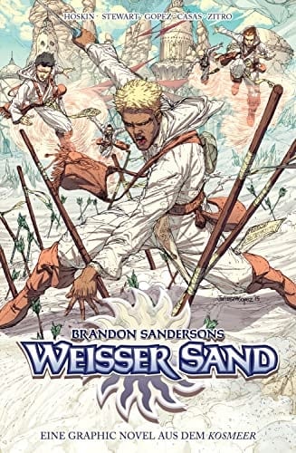 Brandon Sandersons Weißer Sand eine Graphic Novel aus dem Kosmeer