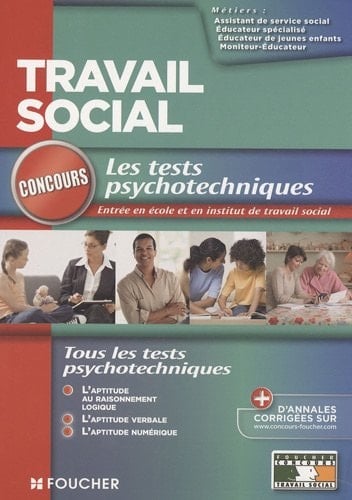 Assistant de jeunes enfants, éducateur de jeunes enfants, éducateur spécialisé, moniteur éducateur Tests psychotechniques