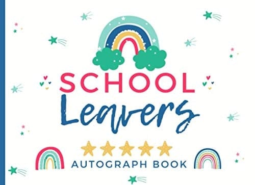 School Leavers Autograph Book Primary / Elementary Graduation End of School Year Gift for Students