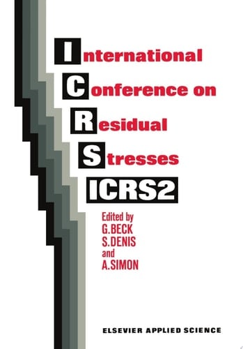 International Conference on Residual Stresses ICRS2