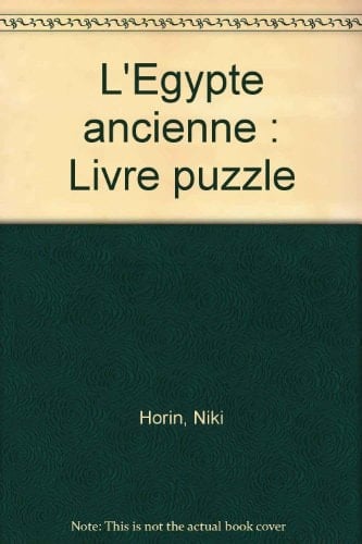 L'Egypte ancienne Livre puzzle