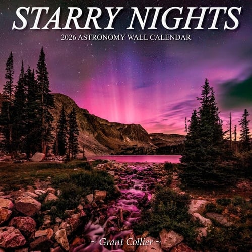 Starry Nights 2026 Astronomy Wall Calendar