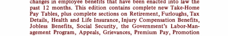 Federal Employees' Almanac, 1983