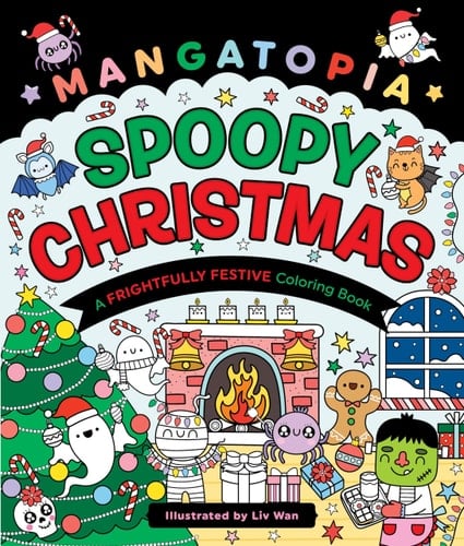 Mangatopia: Spoopy Christmas A Frightfully Festive Coloring Book
