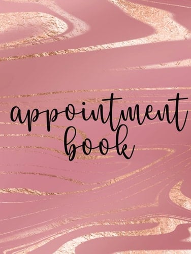 Appointment Book: 8 Column Appointment Book for Salons, Spas, Hair Stylist, Nail Bars | Daily and Hourly Schedule Notebook | 15 Minute Increments