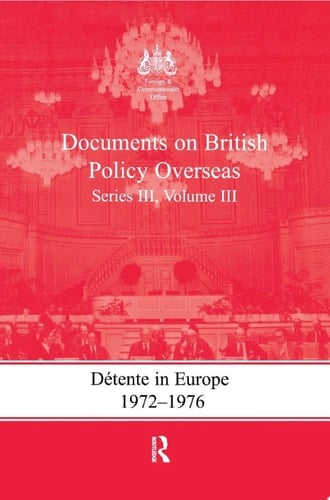 Detente in Europe, 1972-1976