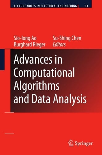 Advances in Computational Algorithms and Data Analysis