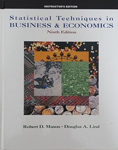 Statistical Techniques in Business and Economics