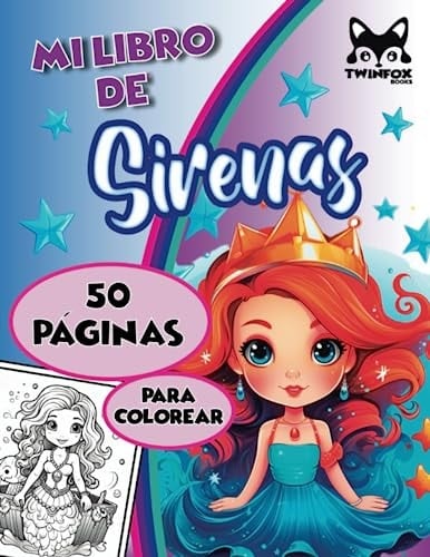 Mi libro de Sirenas: Libro para colorear de sirenas (Spanish Edition)
