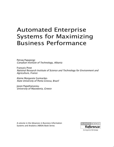 Automated Enterprise Systems for Maximizing Business Performance