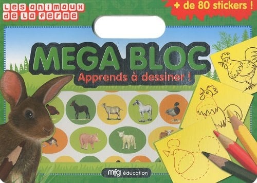 Apprends à dessiner ! Les animaux de la ferme