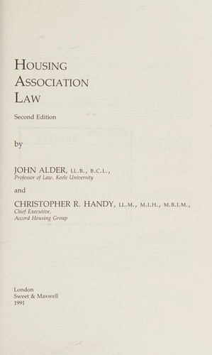 Housing Association Law