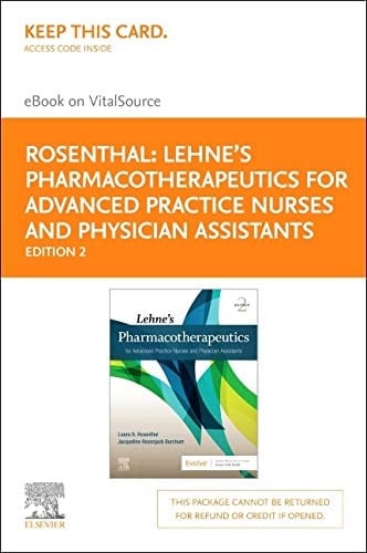Lehne's Pharmacotherapeutics for Advanced Practice Nurses and Physician Assistants - Elsevier eBook on VitalSource (Retail Access Card)