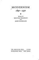 Modernism, 1890-1930 (Pelican guides to European literature)