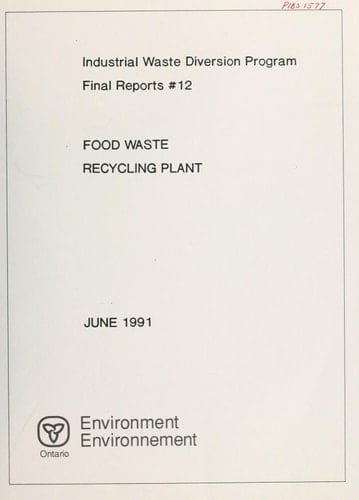 Food Waste Recycling Plant