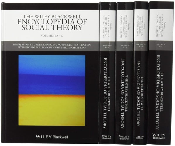 The Wiley Blackwell Encyclopedia of Social Theory, 5 Volume Set