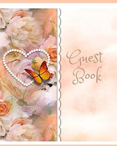 Guest Book Blank Lined 8 X 10 Guest Book to Record All Your Special Moments