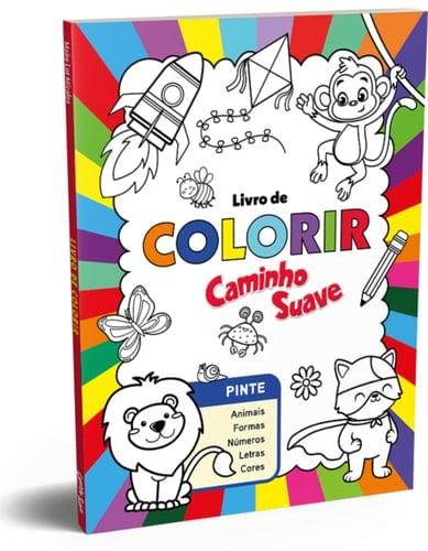 Livro de Colorir Caminho Suave - Colorindo e Aprendendo