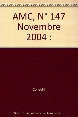 AMC 147 NOVEMBRE 2004