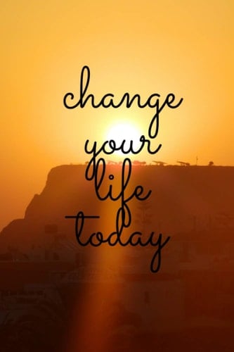 Change Your Life Today: Motivational Notebook, Journal, Diary
