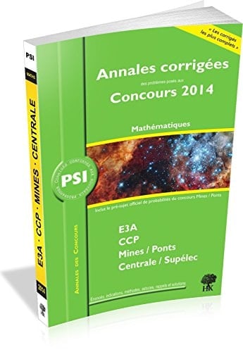 PSI mathématiques 2014