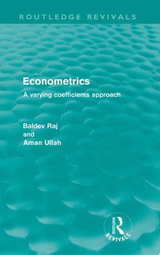 Econometrics (Routledge Revivals)