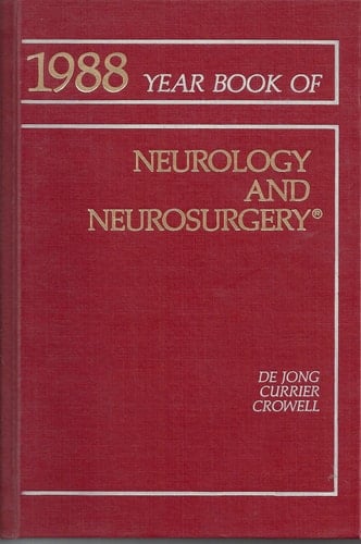The Year Book of Neurosurgery, 1988