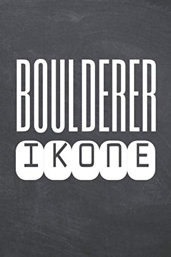 Boulderer Ikone: Boulderer Punktraster Notizbuch, Notizheft oder Schreibheft - 110 Seiten - Büro Equipment & Zubehör - Lustiges Geschenk zu Weihnachten oder Geburtstag (German Edition)