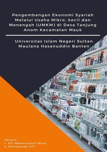 Pengembangan Ekonomi Syari'ah Melalui Usaha Mikro Kecil dan Menengah (UMKM) di Desa Tanjng Anom Kecamatan Mauk