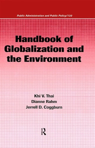 Handbook of Globalization and the Environment