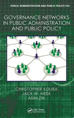 Governance Networks in Public Administration and Public Policy