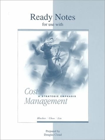 Cost Management A Strategic Emphasis - Ready Notes