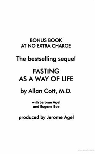 Fasting The Ultimate Diet