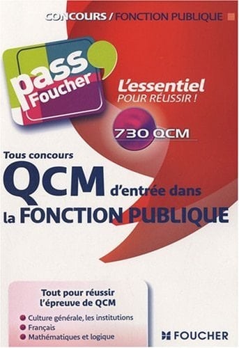 QCM d'entrée dans la fonction publique