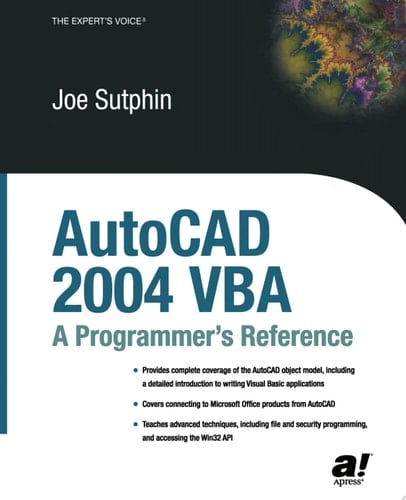 AutoCAD 2004 VBA A Programmer's Reference