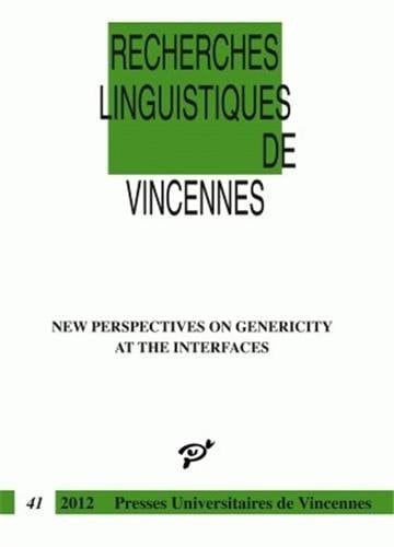 New Perspectives on Genericity at the Interfaces