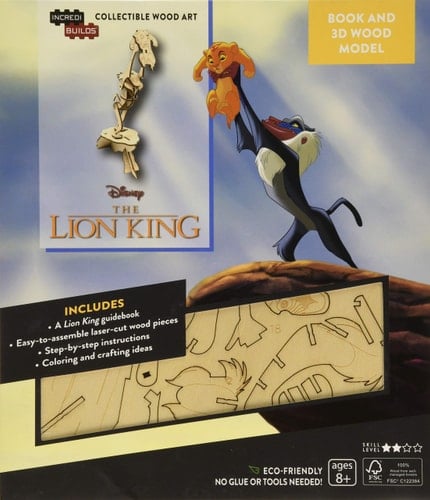 IncrediBuilds Disney's the Lion King Book and 3D Wood Model