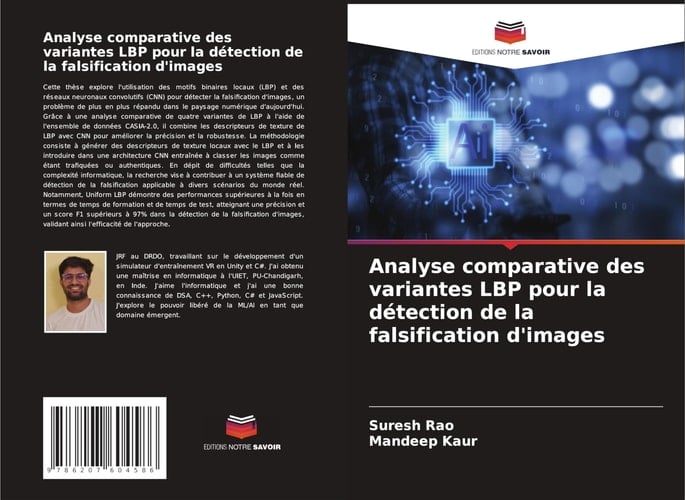 Analyse comparative des variantes LBP pour la détection de la falsification d'images (French Edition)