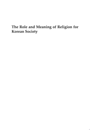 The Role and Meaning of Religion for Korean Society